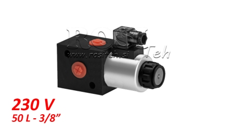 3 cestný ventil 3/8 220V - 50lit