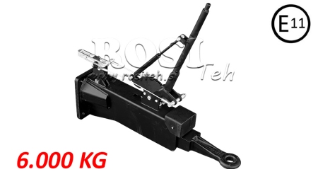 ŤAHACIA OSA – PRIPOJENIE TRAKTOROVÉHO PRÍVESU 6.000/1.600 KG (E11 CERTIFIKÁT)