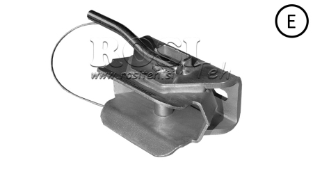 GANCIO DI MONTAGGIO SEMICIRCOLARE FISSO - CERTIFICATO E