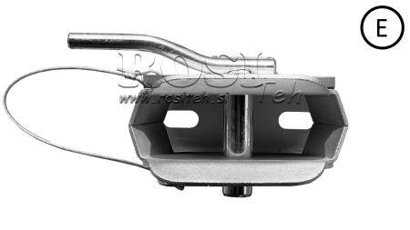 GANCIO DI MONTAGGIO SEMICIRCOLARE FISSO - CERTIFICATO E