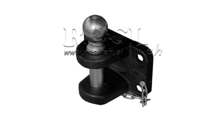 GANCIO DI TRAINO CON PALLA PER RIMORCHIO AUTO