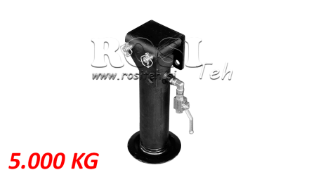 HYDRAULISCHER STÜTZBEIN EINFACHWIRKEND 300mm - 5.000kg