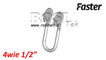 LEVER FOR MULTI-FASTER 4WAY 1/2 FIXED PART