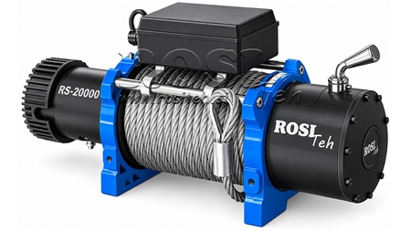 24 V ELEKTRICKÝ NAVIJAK RS-20000 - 9100 KG - OCEĽOVÉ LANO - ECO