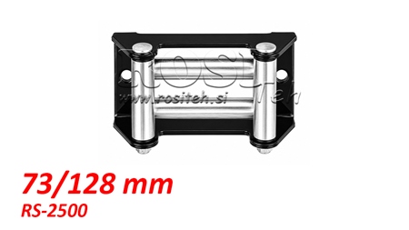 ROLLER FAIRLEAD FOR STEEL WIRE ROPE (RS-2500) - 73 x 128 mm