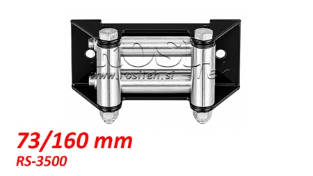 VALČEKOVÉ VODIDLO PRE OCEĽOVÉ LANO (RS-3500) - 73 x 160 mm