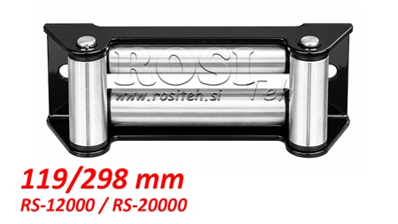 VALČEKOVÉ VODIDLO PRE OCEĽOVÉ LANO (RS-12000 / RS-20000) - 119 x 298 mm