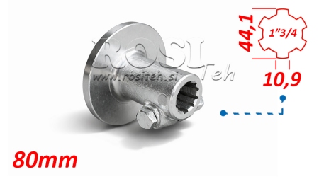KARDANOVÝ ADAPTÉR S PRÍRUBOU A ČAPOM 1-3/4 (80 mm)