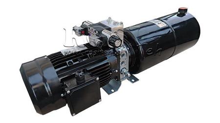 MINI AGGREGATO IDRAULICO 230V AC (2.2 kW) 120 bar - 8.0 cc - 11.2 lit/min - serbatoio 12 lit