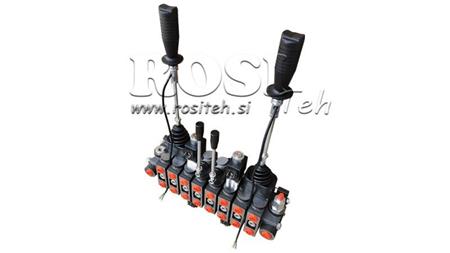 VALVOLA IDRAULICA HIAB 8xPC70   2x JOYSTICK - CONTROLLO ELETTRICO 12V