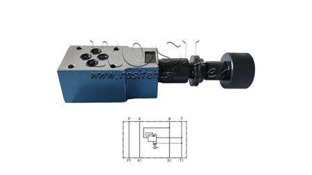 VALVOLA DI SICUREZZA CETOP 3 (B) 15-315 BAR