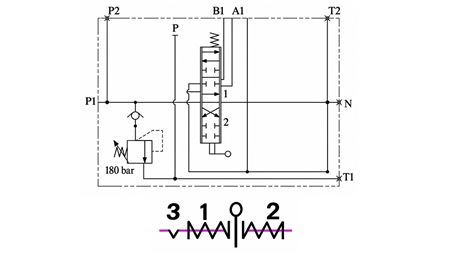 RUČNÝ HYDRAULICKÝ VENTIL MONOBLOKOVÝ 1xZ80 + PLÁVAJÚCA FUNKCIA