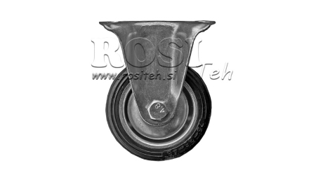 RUOTA 75mm CON BASE FISSA