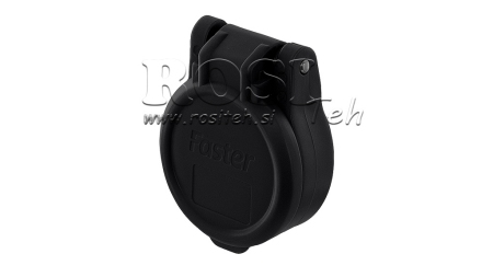 BLACK PROTECTIVE COVER PVC FEMALE QUICK COUPLING PUSH-PULL