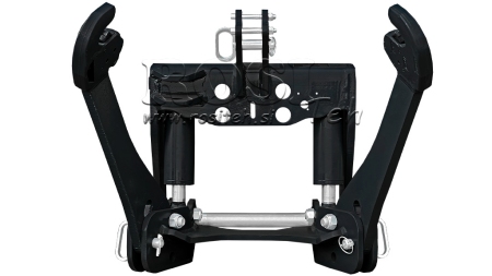 KOMPLETNÝ TROJBODOVÝ ZÁVES NA TRAKTOR UNIVERZÁLNY 2KAT PRE TRAKTOR 1500kg ČIERNA (RAL 9005)