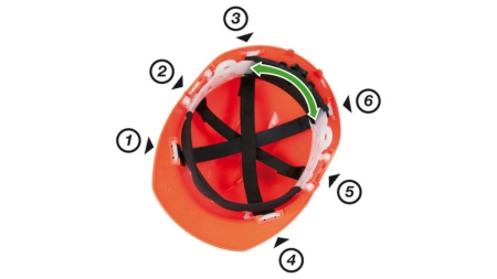 CASCO PROTETTIVO YUKON CON VISIERA E PROTEZIONE PER LE ORECCHIE