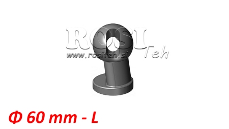 CAIXA BASCULANTE COM BOLA Φ 60 TRASEIRA ESQUERDA