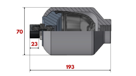 HIDRAULIČNI AKOMULATOR 0,35 LIT - M18x1,5
