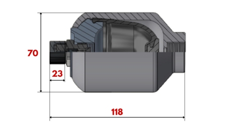 HIDRAULIČNI AKOMULATOR 0,15 LIT - M18x1,5