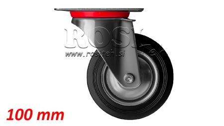 WHEEL 100mm SWIVEL BASE