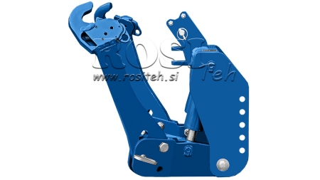 UNIVERSALE FRONTHYDRAULIK KAT 2 FÜR TRAKTOR 1500kg - BLAU (RAL 5017)