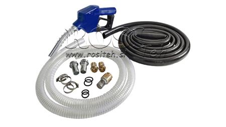 DÍZEL ÜZEMANYAG SZIVATTYÚ 600W 40 l/perc MŰSZERREL ÉS KISZOLGÁLÓ GUNNÁL