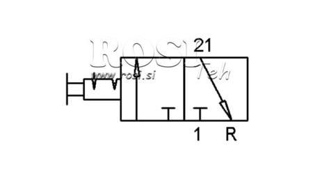 Diagram 1 WAY PNEUMATIC CONTROLLER
