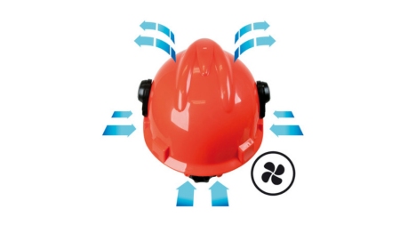 CASCO PROTETTIVO YUKON CON VISIERA E PROTEZIONE PER LE ORECCHIE