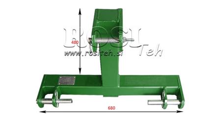 GANCIO DI TRAINO PER ATTACCO A TRE PUNTI CAT.1