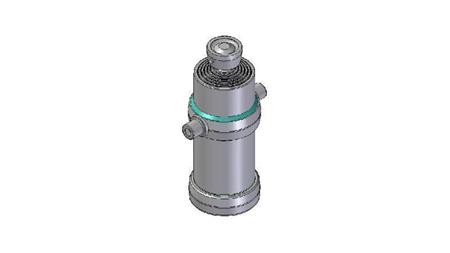 4060S -TELESCOPIC CYLINDER STANDARD/BALL 6 STAGE SLAG 2225 DIAMETER 190