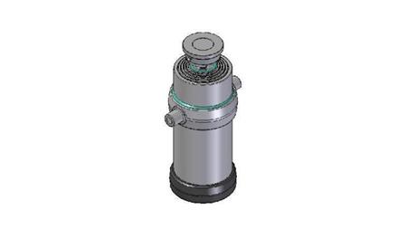 5035S - TELESCOPIC CYLINDER STANDARD/BALL 5 STAGES STROKE 2400 DIAMETER 215