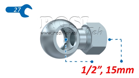 HIDRAULIKUS CSŐ BANJO 1/2 ANYÁ-VAL