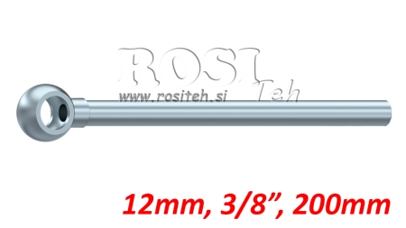 TUBO METALLICO BANJO 3/8 200mm