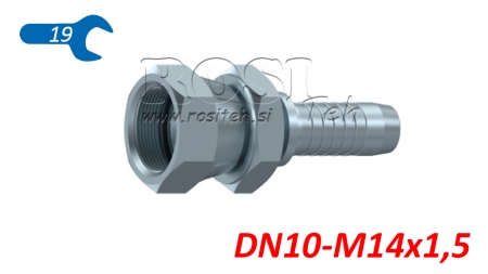 HYDRAULICKÁ PRÍPOJKA JIS Japanese 60° KOMATSU SAMICA DN10–M14×1,5