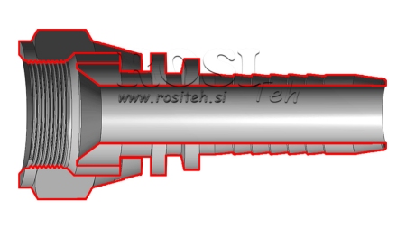 HIDRAULIČNI PRIKLJUČAK DKJ JIC74° ŽENSKI DN25-1 1/16-12