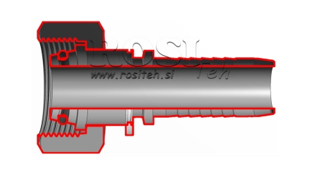 GIUNZIONE IDRAULICA DKOS 14 FEMMINA DN10-M22X1,5