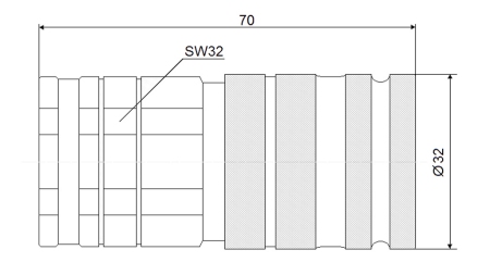 HITRA SPOJKA BAGER FFH ŽENSKA 1/2 light