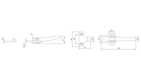 ZÁVER BOČNÍC TIP NAPA XL