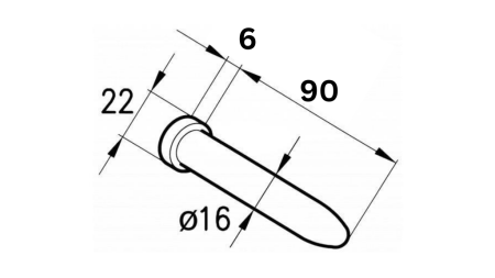 Φ16 ČAP PRE ROMA PÁNT