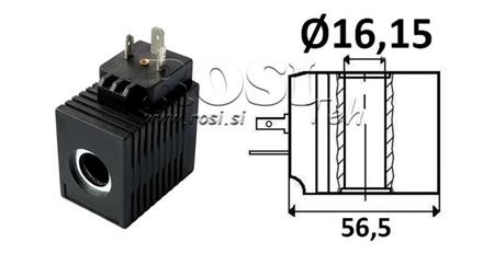 ELEKTROMAGNETNA COIL 12V DC - CB12 - fi 16.15mm-52mm 16W IP65
