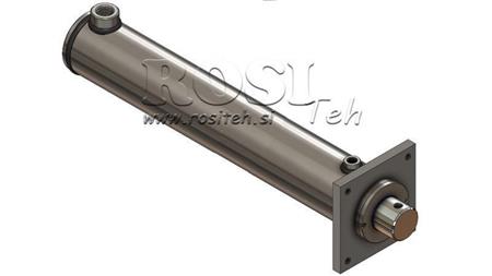 HYDRAULIC CYLINDER FOR WOOD SPLITTER WITH MOUNTING PLATE 110/70-1100