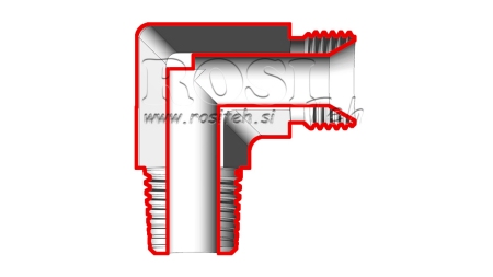 KNIE 90°KONUS - GERADE VERDICHTUNG 1