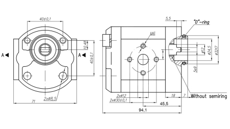 POMPA HYDRAULICZNA 10A4.2X179 GR.1 - 4,2cc - LEWY