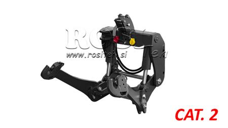 KIT IDRAULICO FRONTALE UNIVERSALE 2KAT PER TRACTOR 1500KG