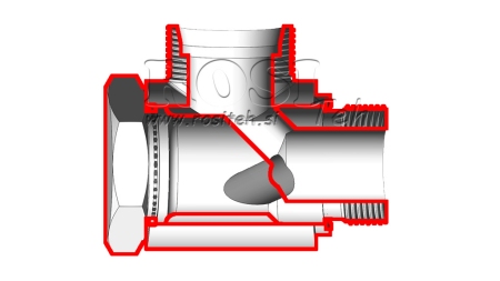 HYDRAULICKÝ OTOČNÝ KOLENOVÝ SPOJ SWVE (8S) M16X1,5-BSP 3/8