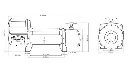 24 V SÄHKÖVINSSI DWT 16800 HD - 7620 kg