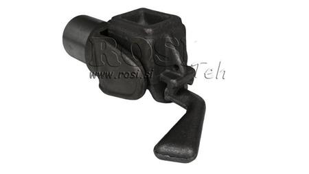 SET OF HOLDERS FOR DUMP TRUCK CONTAINER