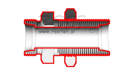 HYDRAULISCHE SCHOTTVERSCHRAUBUNG DOPPELVERBINDER (6L) M12X1,5
