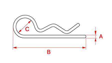 FEDERVORSTECKER 5 mm (8 Stück)