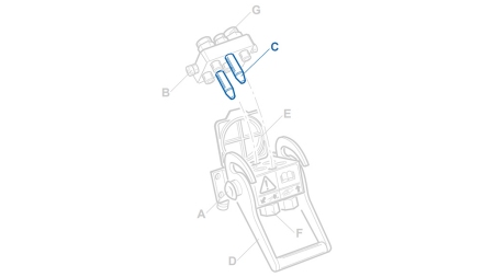 VODIDLÁ PRE MULTI-FASTER POHYBLIVÁ ČASŤ